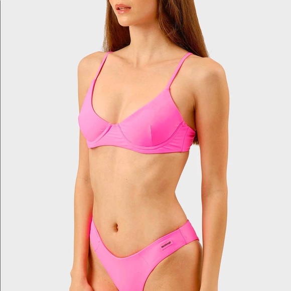 Black Bough Bikini Top and Bottom - Picture 3 of 5